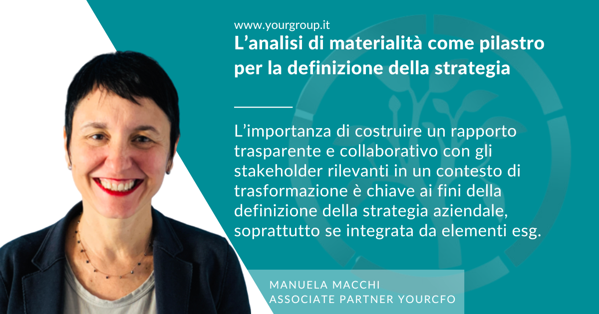 Your CFO Manuela Macchi